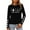 #322-Black, variant on Neewe Womens Loose Long Sleeve T Shirts 2025 Basic Crewneck Tee Fall Tops Casual Workout Christmas Clothes