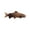 Copper Plated, variant on Rainbow Trout Pin, F001, Realistic Pewter Lapel, Hat, Fishing Brooch, Freshwater Fish Jewelry, Gift, Handmade in USA
