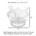 thumbnail image 2 of Ice Bowl-Cold Server with Lid, Dip Bowl, Utensils, 2 of 7