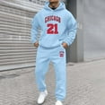 thumbnail image 2 of Rggeeun Mens Sweatsuit 2 Piece Set Hoodies And Sweatpants Sets 2025 Casual Jogging Gym Sweat Suits Comfortable Loose Fall Winter, 2 of 4