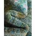 thumbnail image 4 of Unique Loom Jardin Collection Area Rug - Lilly (6' 1" Round Turquoise/Gray), 4 of 7