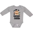 thumbnail image 3 of Inktastic Monkey I Love Hanging out with My Cousin Boys or Girls Long Sleeve Baby Bodysuit, 3 of 5