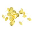 thumbnail image 1 of 24 Uds. Ajustes de copa de poste de pendiente de Metal de latón aptos para hallazgos de cabujones de 10mm Oro Sunnimix Bisel de pendientes redondos, 1 of 8