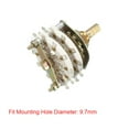 thumbnail image 3 of 6P3T 6 Pole 3 Throw 2-Deck Band Channel Rotary Switch Selector, 3 of 4