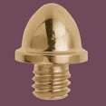 thumbnail image 2 of Renovators Supply Brass Small Cabinet Door Hinge Finial Pair 3/8 in Kitchen Cabinet Hinge Finial w/Helmet Tip, 2 of 2