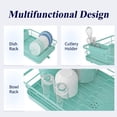 thumbnail image 3 of Kitsure Dish Drying Rack- Space-Saving Dish Rack  Dish Racks for Kitchen Counter  Durable Stainless Steel Kitchen Drying Rack with a Cutlery Holder  Drying Rack for Dishes  Knives  Spoons, 3 of 7
