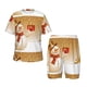 thumbnail image 1 of Balery Christmas Snowman Gift Conjunto de Pijama Infantil de Manga Corta con Estampado – Ropa de Dormir de Algodón Suave-X-Large, 1 of 6