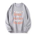 thumbnail image 1 of 2023 Chandail en Molleton de Mode pour Femmes 50 % de Rabais Liquidation Mode Femme Imprimé Col Rond Manches Longues Chandails en Molleton Sans Capuche T-Shirt Hauts Amples Blouse, 1 of 2
