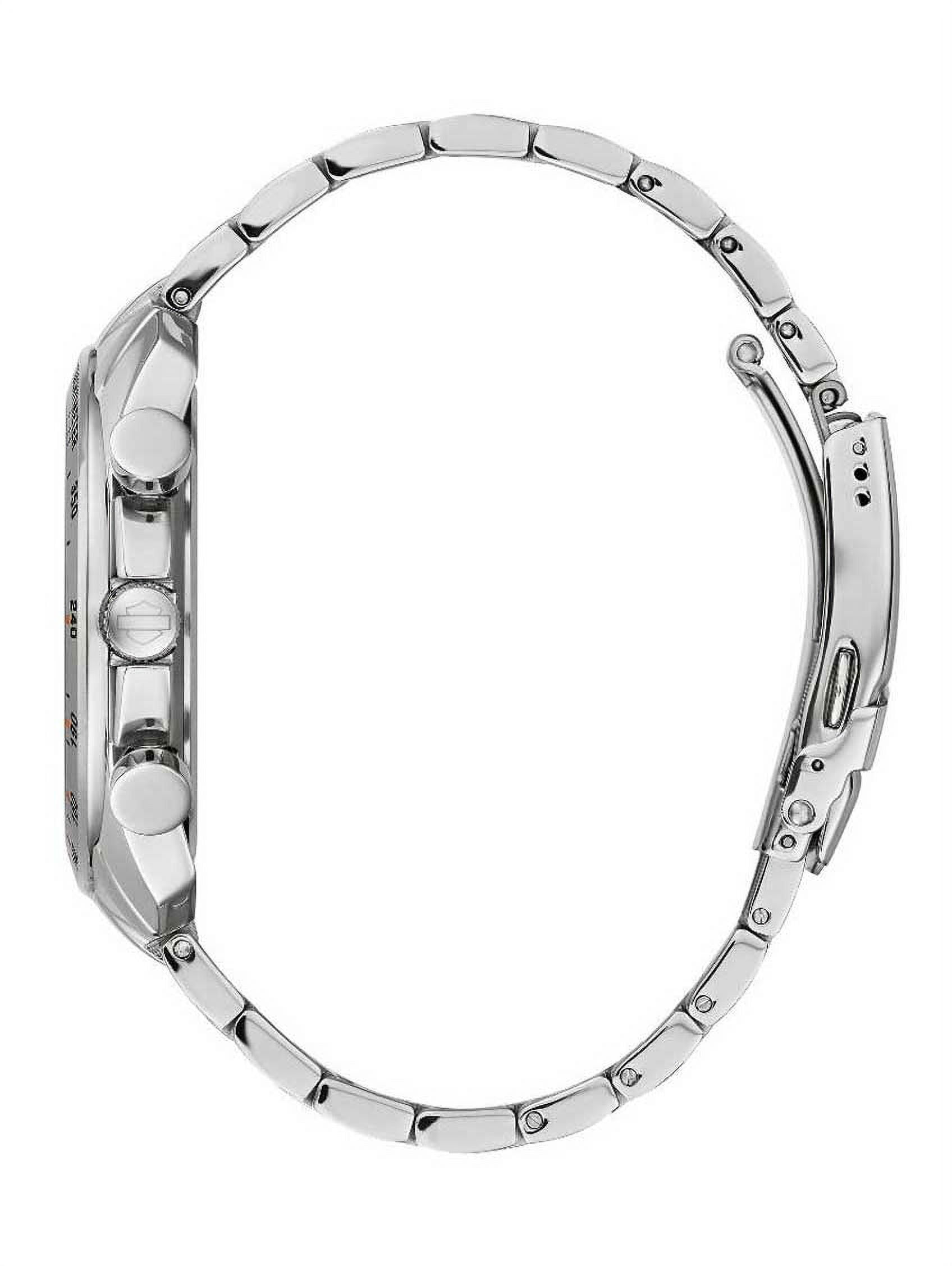 Harley-Davidson Vintage B&S Chronograph Stainless Steel Mens Harley-Davidson Vintage B&S Chronograph Stainless Steel Mens