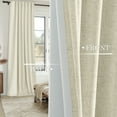 thumbnail image 5 of Top Finel Pleated Window Shades, 100% Blackout Linen, Cream, 52" x 84", 5 of 9