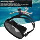 thumbnail image 3 of Equipo De Snorkel, Prevención De Fugas Gafas De Snorkel Universales Ultra Claras Diadema Ajustable Vidrio Templado Para Deportes Acuáticos, 3 of 7