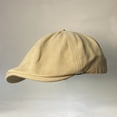 thumbnail image 4 of D-GROEE Vintage Beret Cap Driver Snap Hat Peaky Newsboy Hunting Beret Flat Cap Sun Protection Herringbone Caps for Men, 4 of 7