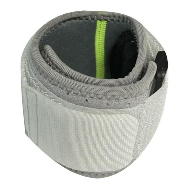 Adjustable Elbow Support Brace for Tennis, Golf & Badminton, Breathable Polyester SBR Compression Sleeve for Sports Injury Recovery & Pain Relief, Single Wrap