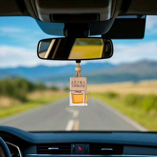 Car Air Hanging Fragrance Oil Diffuser – Car Air Diffuser For Oils Aromatherapy Automobile Diffuser Long Lasting Car Diffuser Bottle 8ml Thin Clear String for Hanging Chandelier Replacement with Hook