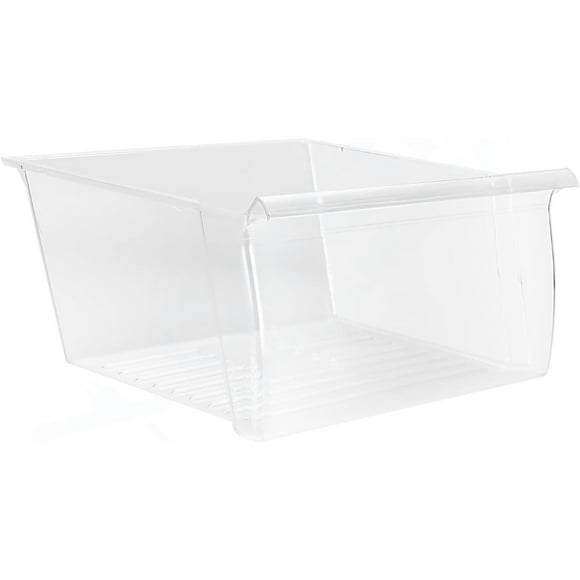 Upgraded QRInnovations 2188661 Crisper Bin (Upper) Compatible with Whirlpool Refrigerator | Fridge Drawers | Kenmore Refrigerator Parts | Whirlpool Shelf Replacement - WP2188661