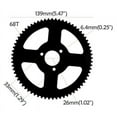 thumbnail image 4 of 25H 136 Chain + 68T Sprocket 2 Stroke 47CC 49CC for Mini Small Sports Car Pocket Bike Off-Road Motorcycle, 4 of 7