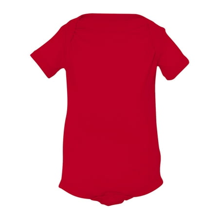 

(Price/each)Rabbit Skins 4424 Infant Fine Jersey Bodysuit-Red-12M