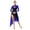 Royal Blue, variant on Alvivi Womens Lyrical Dance Asymmetrical Dress Modern Contemporary Latin Dance Costume White S
