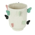 thumbnail image 6 of DecMode 11" Butterfly Wide White Ceramic Vase with Multicolor Accents, 6 of 9