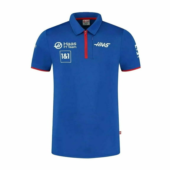 Haas Racing F1 2022 Men's Team Fitted Polo Shirt