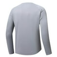 thumbnail image 4 of Youthup Men's Casual Loose Fit Solid Color Long Sleeve T-Shirt for Youth, Summer Sporty Basic Tee, 4 of 7