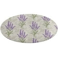 thumbnail image 5 of My Daily Lavenders Floral Vintage Round Carpet Circle Rug Outdoor Patio Area Rug Washable Large Area Rugs Hallway Room Decor Fitness Mats, 5 of 8