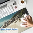 thumbnail image 7 of Coconut Trees Seaside Mouse Mat, Natural Scenery Rectangle Large Non-Slip Rubber Gaming Mouse Pad with Stitched Edges, Office Mouse Pad for Women Men Kids, 31.5x11.8in, 7 of 7