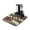 White-2, variant on Bohemian Absorbent Coffee Mat, Leak-Proof Dish Drying Pad with Rustic Ethnic Patterns, Quick Dry Non-Slip Kitchen Counter Mat for Coffee Bar & Appliance Protection