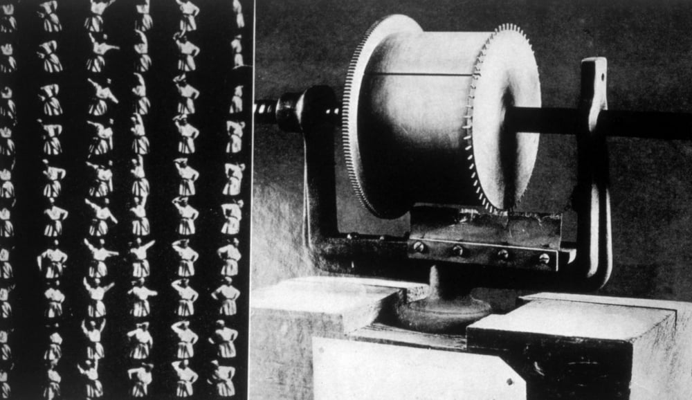 Thomas Edison S First Motion Picture Machine Which Recorded Pictures On