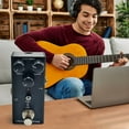 thumbnail image 6 of Yibooy Electric Guitar Effects Pedal Overdrive Distortion Chorus Tremolo Delay (Black), 6 of 7