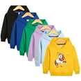 thumbnail image 1 of KYAIGUO Sweat à Capuche pour Bébé 1-11 Ans Garçon Fille Printemps Manches Longues Pull-Over Basique Automne Sport, 1 of 9