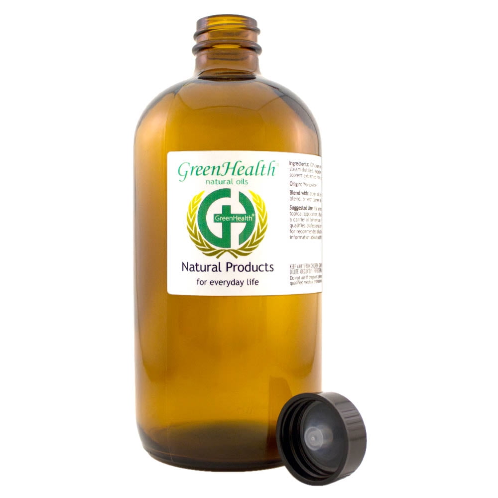 Citronella Essential Oil - 16 fl oz (473 ml) Glass Bottle w/ Cap - 100% Pure Essential Oil by GreenHealth