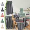 thumbnail image 2 of Bath towels,Bath Towels Set Eight Pieces Of Velvet Square Towel Towel Bath Towel Plain Household Bath Wash Face Wipe Dry Absorbent Soft Household Set, 2 of 8