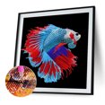 thumbnail image 1 of Cuadros Decorativos Koi Fish 5D DIY Kits de pintura de diamantes Arte de taladro parcial en forma especial (YXC 338) Tmvgtek embutido en tela, 1 of 8