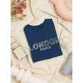 thumbnail image 3 of London Paris Fashion Banner Shaped T-Shirt Women -Image by Shutterstock, Female x-Large, 3 of 4