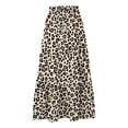 thumbnail image 4 of Vetsdori Women Summer Casual Print Casual Long Skirt With High Waist And Flowing Long Skirt With Pockets And Half Skirt, 4 of 6