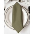thumbnail image 2 of Cloth Napkins Set of 4 - 20x20 Inches, Sage Green Washable Reusable Table Napkins, Brown Solid Color Simple Abstract Soft & Absortbent Dining Napkin for Party Wedding Hotel Restaurant, 2 of 8