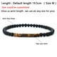 thumbnail image 4 of Pulsera minimalista con cuentas de 4mm para hombre y mujer, Brazalete Unisex con piedras pequeñas de ónix y Emperador, para meditación, Yoga y parejas, 4 of 4