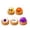 E001- Yellow steamer basket, variant on Halloween Toys, Viral Dumpling Squishies Set, Mini Squeeze Dumpling Toys, Mystery Squishies Box Halloween Themed, 5 Piece 2X2 Inch Glitter Spooky Character Squeeze Stress Balls