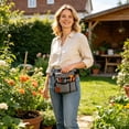 thumbnail image 6 of Lumxatz Nnndbs Multi Pocket Tool Apron Belt, Heavy Duty Electrician Work Pouch with Adjustable Waist, Utility Storage Organizer for Carpenter Gardener Construction,A, 6 of 8