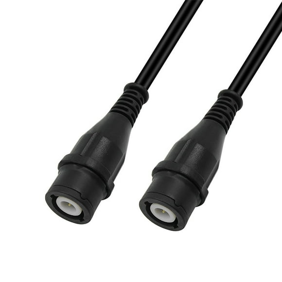 Línea de conexión macho BNC a BNC de aislamiento completo Cleqee impedancia de 50 ohmios conector Q9 línea coaxial RG58