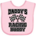 thumbnail image 3 of Inktastic Racing Buddy Girls Car Flags Girls Baby Bib, 3 of 4
