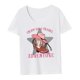 thumbnail image 5 of Camiseta para mujer, camisetas de verano, camiseta con cuello redondo para vacaciones, mochilero, senderismo SG, 5 of 8