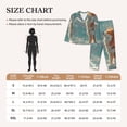 thumbnail image 4 of Sikiie Starry Sky Cloud Fox Women's Long-Sleeve Shirt and Full-Length Bottom Pajama Set (s-xxl)-XX-Large, 4 of 7