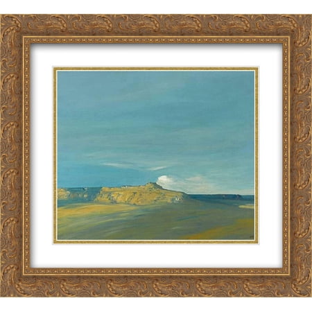 Xavier Martinez 2x Matted 22x20 Gold Ornate Framed Art Print 'Oraibi, Hopi village, Arizona'