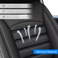 thumbnail image 4 of Customed Fit for 2009-2014 Ford F150 Car Seat Covers, Truck Front+Rear Full Set Cushion Protector PU Leather Black, 4 of 10