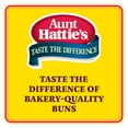 thumbnail image 3 of Aunt Hattie's Potato Hamburger Buns, Potato Bread Burger Buns, 8 Count, Shelf-Stable, 3 of 11