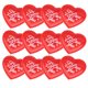 thumbnail image 1 of 400 Uds. Tela de pétalos en forma de corazón rojo impreso decoración de boda confeti para el Día de San Valentín, 1 of 5
