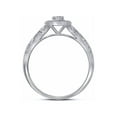 thumbnail image 2 of Diamond Princess 14kt White Gold Round Diamond Solitaire Bridal Wedding Engagement Ring 1/2 Cttw, 2 of 2