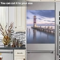thumbnail image 6 of Coolnut Wharf Lighthouse Dishwasher Magnet Cover,Reusable Fridge Panel Decal with Magnetic Stickers for Kitchen Appliance Home Decor, 23"x 26", 6 of 6